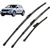 FUJIUM Tergicristalli Personalizzati per VW T-Roc 2017-2023 26+20+13, Spazzole Tergicristallo Parabrezza Auto Set di Spazzole Tergicristallo Parabrezza Anteriore Kit Accessori