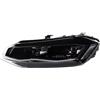 ZHANFEIS Fari Anteriori Auto Per Per Polo 2019-2022 LED Faro Angel Eye Lens Fari Segnale DRL Accessori automobilistici Car Styling Testa della lampada Faro Proiettore Anteriore(Silver All LED)