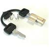 Generico Bloccasterzo Serratura Bloccasterzo Per Ciclomotori Piaggio Ciao Si Bravo Boxer Guida Da 4 Mm Metallizzato