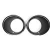 Shkalacar 2 Anelli di Finitura Fendinebbia Cromati di Ricambio per Mini Cooper R55 R56 R57 2007-2010 OEM 51112753661 51112753662