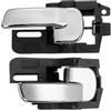 Viviance Maniglia posteriore anteriore sinistra destra interna compatibile con Nissan Qashqai J10 2007-2013 - Sinistra e Destra
