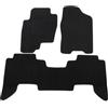 J&J AUTOMOTIVE Tappetini in Tessuto per Nissan Pathfinder R51 2004-2013, Set da 4 Pezzi Anteriori e Posteriori, di Velluto su Misura, Antiscivolo, Colore Nero