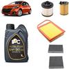 OP Kit tagliando 4 filtri + 4L olio 5W-30 IPC C2 compatibile con Peugeot 208 i 1.6 HDI/BLUEHDI 75 Gasolio 2013-2019