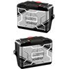 AZgraphishop KIT 2 Adesivi Valigia Vario 1° modello Compatibile per R 1200 Line Style GS VV1-002 (Gray)