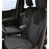 CORA Coprisedili anteriori personalizzati Jeep Renegade rigato nero