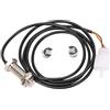 Generic Cavo sensore contachilometri per moto, con 2 magneti per tachimetro digitale, cavo sensore tachimetro per moto, cavo contachilometri e magnete