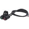 Tissting Interruttore Universale Moto, Interruttore ON/off in Lega di Alluminio per Manubrio 22mm con Pulsante Doppio per Fari, Freno, Fendinebbia e Clacson per Motociclette