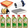 Cormar KIT TAGLIANDO COMPLETO FILTRI + OLIO 5W30 COMPATIBILE CON RENEGADE 500X 1.6 MULTIJET