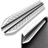 Wusecssy 2 pedane laterali per SUV per AUDI Q7 2016-2025 NerfBar Pedana in alluminio (con staffe)