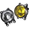 GOINTDJD Fendinebbia 2 X Fendinebbia Alogeni Per Fiat Per 500 Panda Punto Evo Sedici 55W 100W Lampada Paraurti Anteriore Per Auto Bianco Caldo Giallo 12V(100W White)