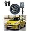 D'ANGELO 1988 Kit Ruotino di Scorta 16 compatibile con Volkswagen UP con Cric, Chiave, Guanti e Sacca 125/80R16