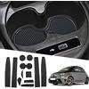 Ruiya Compatibile con Fiat 500 Abarth 595 2017-2021 Antiscivolo Interno Tappetini, Abarth 595 Tappetini Gomma Tappetini in Gomma per Auto Tappetino Bracciolo Protezione Abarth 595 Accessori