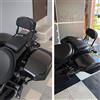Midimttop Schienale Sissy Bar staccabile nero con comodo cuscino per schienale passeggero compatibile con Rebel CMX 1100 CMX1100 Rebel1100 2021 2022 2023 2024