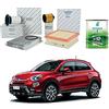 SELENIA Kit Tagliando Filtri + 5 Litri Olio compatibile con 500X Renegade 1.6 2.0 Multijet 120 Hp oe 71754237-77366607, 51977574-52063810