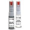 SD COLORS Argento brillante 744 compatibile con MERCEDES New Touch Up Paint Pen Kit di riparazione 20 ML GRAFFIO SPAZZOLA COLORE 744 ARGENTO BRILLANTE (VERNICI+LACCATO)