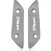 TREONK Moto Cover Fori Specchietto Alluminio per T-MAX TMAX 560 TMAX560 TECH MAX 2022 2023 2024,Titanio