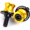 TREONK Supporti per Forcellone Posteriore - M10 Supporti Cavalletto Alluminio Coppia di Nottolini Alza Moto per Kawa&&saki Z750 Z 750 2007-2017(Non adatto per Z750 2018-2024)