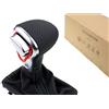 Audi - Pomello del Cambio Originale A4 8K A5 8T RS4 S4 S5, Linea S, Q5 8R con Cambio Automatico S-Tronic, Pelle, Inserto in Alluminio, Nero/Titanio