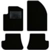 QUEMAR Tappetini Auto compatibili con Ford Fiesta MkV 5 serie 2002-2008/ Kit Tappeti Moquette e Gomma su Misura (Set 2 Anteriori + 2 Poster.)/Ricami e Colori Personalizzati (0 Ricami, Bordo Perla)
