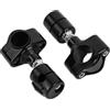 WEIFANAA parabrezza moto Per parabrezza da 18 x 16 e per manubri da 7/8 e 1 Supporto per manubrio per parabrezza moto Cupolino