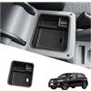 Ruiya Compatibile con VW T*Cross 2018-2026 Braccioli Portaoggetti Organizer, Console Centrale Portaoggetti Consolle Braccioli Vano Contenitore Portaoggetti VW T*Cross Accessori, Nero