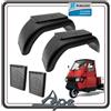 Piaggio KIT COPPIA 2 PARAFANGO PARAFANGHI POSTERIORI PER PIAGGIO APE 50 TUTTE LE VERSIONI COMPLETO DI 2 PARASCHIZZI PARASPRUZZI ORIGINALE PIAGGIO.