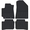 Kovvar Tappetini per Auto in Gomma adatti per Hyundai i10-2020 - 2026 - Serie: Gomma