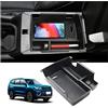 Ruiya Compatibile con Jeep Compass 2021-2024 2025 Console Centrale Portaoggetti, Organizer da Braccioli per Console Centrale Consolle Braccioli Vano Contenitore Portaoggetti Jeep Compass Accessori