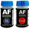 Alex Flittner Designs Touch Up per Fiat 717A Blu Mediterraneo Perl + Vernice Trasparente Da 50ml Auto Base Set