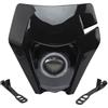 MKBHD Adatto for KTM EXC SXF Daylight Running Light MX Enduro Moto Faro Anabbagliante con Angel Eyes DRL Faro Supermoto(Black)