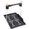 F Fityle Supporto per vassoio metallico di fissaggio per batteria auto anti-vibrazione per 55-100 AH, versatile, installazione rapida, robusto stabilizzatore, 19.5x28.5x25 Cm