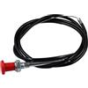 Congparts Cavo di spegnimento carburante E5NN9C331EA 84257062 C5NN9C331H compatibile con trattori Ford New Holland 233 333 2000 2600 3000 3600 3900 4000 4100 4600 4611 0 5000 0 5600 5610 6600 6610