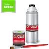 4R Quattroerre.it 16075 Vernice per Pinze Freni, Marmitte, Testate, Monoblocchi Resistente alle Alte Temperature, Verde Kawa
