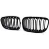 Viviance Auto Paraurti Anteriore Griglia Griglie compatibile con BMW Serie 1 F20 F21 2011-2014 - Nero lucido