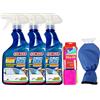 Ma-Fra Set 3 Confezioni Not Ice Power, Deghiacciante Liquido ad Effetto Immediato, 500ml Insieme Guanto Felpato con RASCHIA GIACCIO 35CM più 5 Panni Microfibra 30x35 cm.