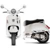 DualColorStampe Adesivi compatibili con Piaggio Vespa 300 GTS Super kit adesivi completo SWEET LIFE - Colore a scelta M0301 (Grigio 74-Nero Lucido)