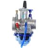 Dogkapm Carburatori moto Per Carburatore Universale KOSO OKO PWK 24 26 28 30 32 34 Mm Con Getto Di Potenza Ciotola Blu 2T 4T Scooter ATV E Moto Cross(24MM)