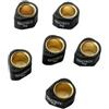 ZPTYGRS Set di rulli da corsa 6 pezzi, peso 18x14 mm, 9 g, 13, per Kymco, Agility R16 Plus, come Lx, per People S 125, 150, 200, scooter a 4 tempi(9g black)