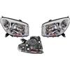 EASYSHOP24H Set 2 Faro Fanale Proiettori Anteriori Destro e Sinistro Compatibili per Toy Rav4 Rav 4 Ry 2003-2005 Alogeno H4 Predisposto Regolazione Elettrica