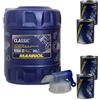 Diederichs Olio motore MANNOL Classic 10W-40 4x MANNOL Motor Flush ADDITIV 20L