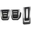 TUANZUN Copri Pedali Auto, Pedaliera Auto Pedali for auto adatti for VW adatti for Golf 7 8 MK7 MK8 adatti for GTI T-cross adatti for T-Roc(MT without Rest)