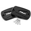 CXEPI Tappo del Serbatoio del Liquido del Freno Anteriore per Ya- maha Tmax 500 2004-2011 Tmax 530 DX SX 2012-2019 TMAX 560 2020-2022 Tech Max Tmax560,Nero