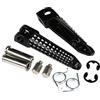 XMT-MOTOR Poggiapiedi Moto Pedane Anteriore Adatto per Kawasaki Ninja ZX6R ZX10R 2004-2020 Z1000 2003-2016 Z750 Z750S 2004-2011