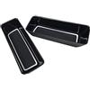 WSBOJXTH Box portaoggetti per auto Compatibile Con Ford Per Edge 2015-2024 Prima Porta Laterale Scatola Portaoggetti Bracciolo Contenitore Per Telefono Porta Organizer Maniglia Tasca Inserto Vassoio ABS