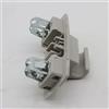 DZMZL Staffa a gancio per aletta parasole per Mercedes Benz Classe C Classe E 1668100012, colore grigio, 1 pezzo