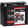 LANGZEIT Batterien LANGZEIT YT12B-BS batteria moto 12V 12Ah GEL 51001 51015 YT12-B4 GT12B-4 CT12B-4 scooter senza manutenzione