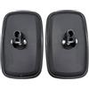 Matel Service 2 specchietti retrovisori esterni 232 x 145 mm, diametro 15-18 mm, universali, per camion, trattore, escavatore