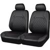 LDKEKDF Coprisedile Coprisedili Auto per Suzuki Jimny 2007-2018, Copertura del Sedile Auto Universali Anteriori e Posteriori PU Pelle Protezione del Sedile Accessori,A-4PCS