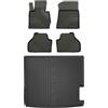 MOTOS Set di tappetini in gomma e tappetini per il bagagliaio per BMW X3 F25 2010-2017 Migliorare il comfort di viaggio con tappetino antiscivolo auto 3D- tappetini per tutte le stagioni auto, protezi
