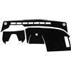 VFRTAAZ Cruscotto Tappetino Auto Per Toyota BZ4X Per Subaru Solterra 2022-2026 Parasole Per Cruscotto Auto(LHD Black)